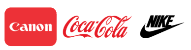 Canon, Coca-Cola, Nike